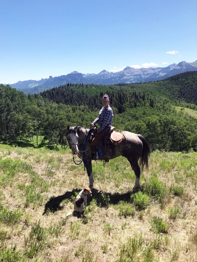 Alpine horseback riding Colorado